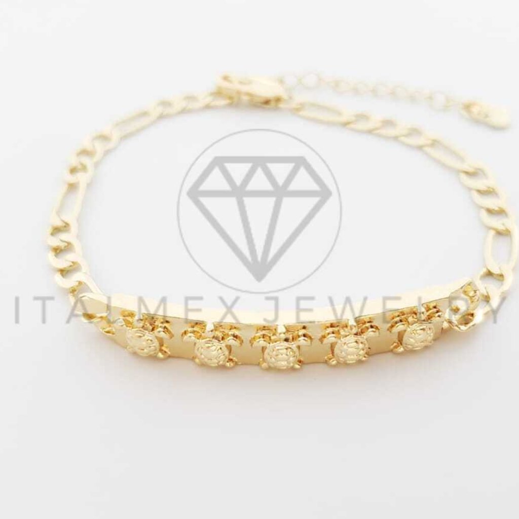 18k Gold Plated Turtles Bracelet | Esclava